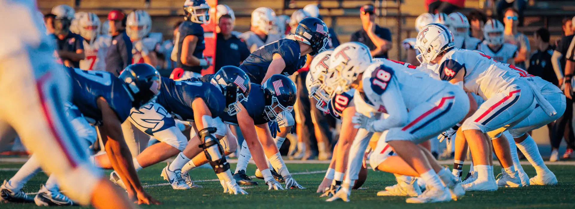Newport Harbor vs Tesoro Line of Scrimmage
